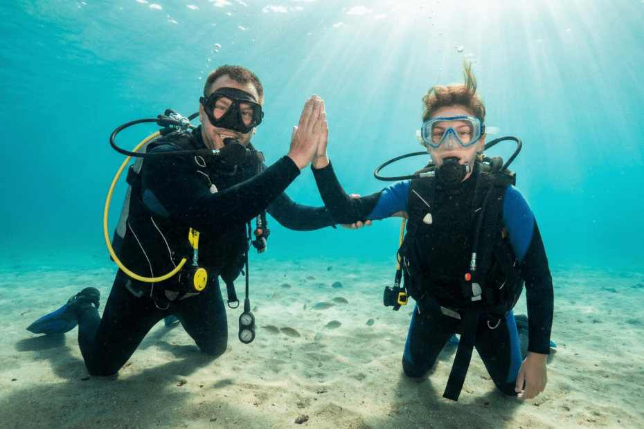 bautismo vs scuba diver